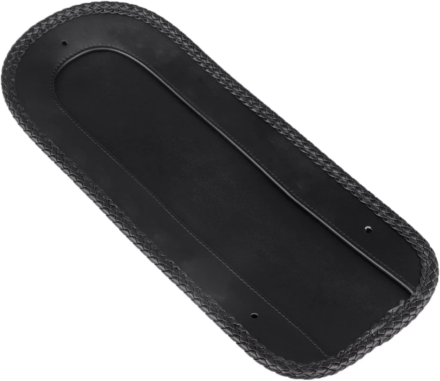 Black Motorcycle PU Leather Rear Fender Bib Leather Solo Seat for Harley Springer Softail Heritage Classic FLSTC EFI FLSTCI 2006-2017 image number 2