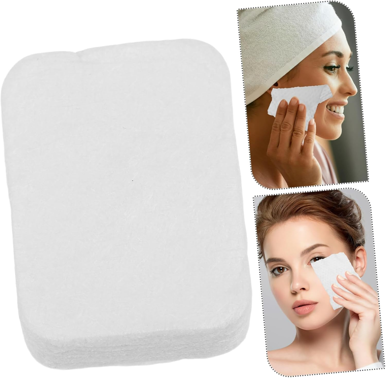 8Pcs Cotton Pads Face Makeup Remover Reusable Cotton Rounds for Tattoo Artists Soft Cleansing Wipes image number 3