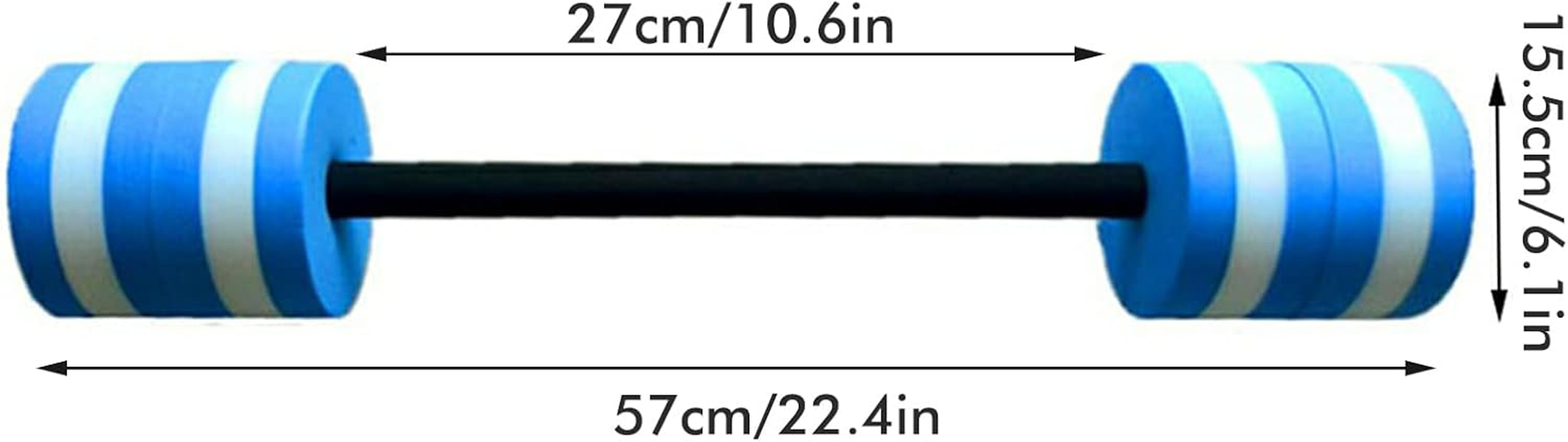 Aquatic Exercise Dumbbells, Fitness Barbells Kids Barbell, Hand Bar Weight Barbells Workout Resistance Training Water Float for Aerobics Fitness Pool Exercises/190 image number 3