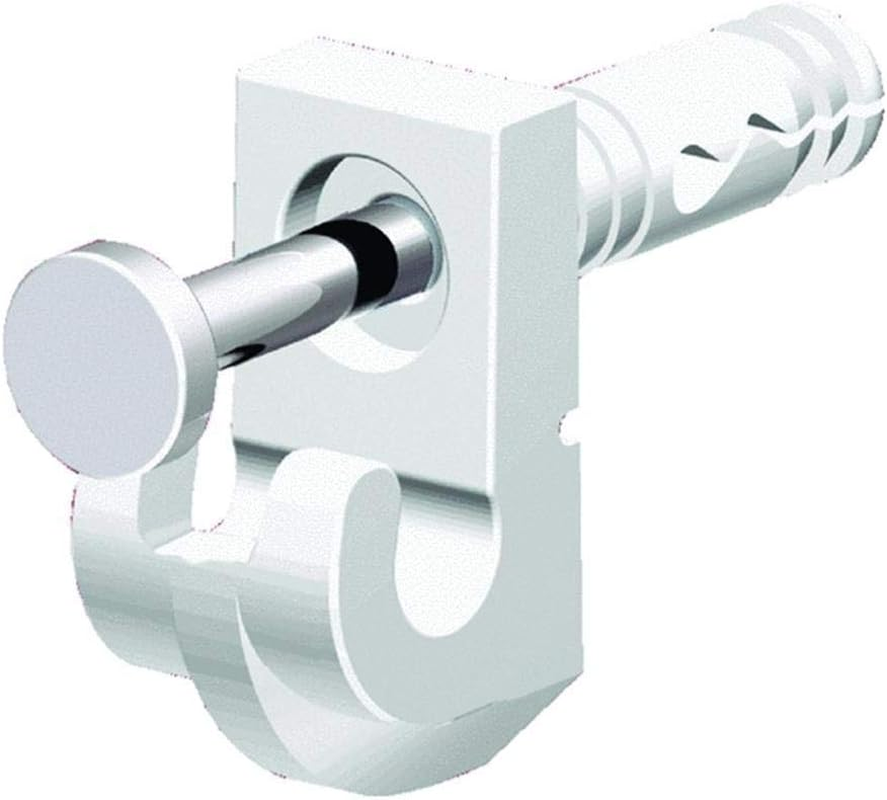 Closetmaid 1770 Drywall Wall Clips, White, 1-Pack (48 Pieces) image number 2