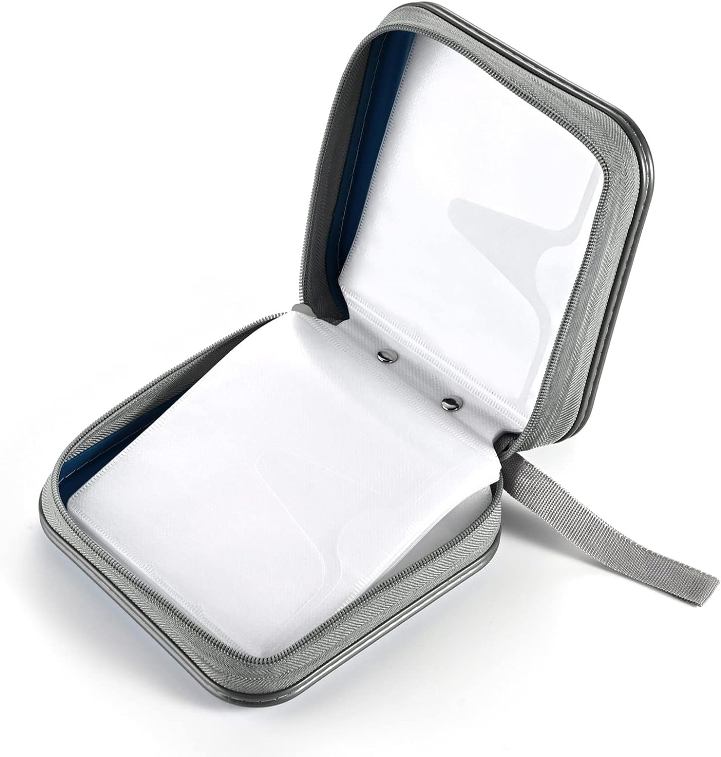 Car CD Organiser | 40-Disc Shockproof Storage Case - Hard Plastic DVD Wallet Holder Protector for Vehicles & Travel | Anti-Scratch Compact Design, Durable CD Organizer for Auto Home Use (Black) image number 1