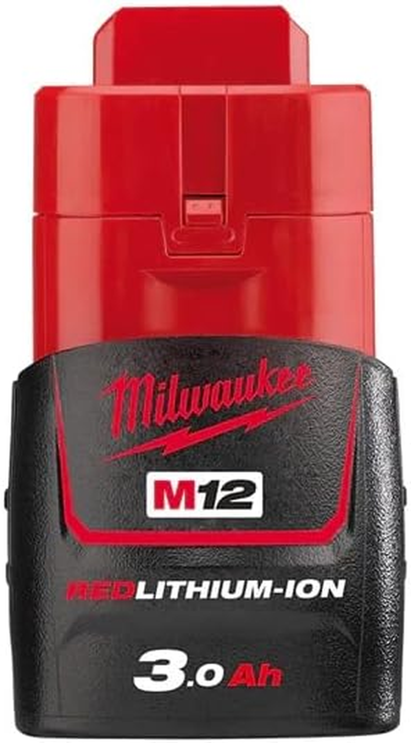 Milwaukee M12B3 M12 3.0Ah Redlithium-Ion Compact Battery