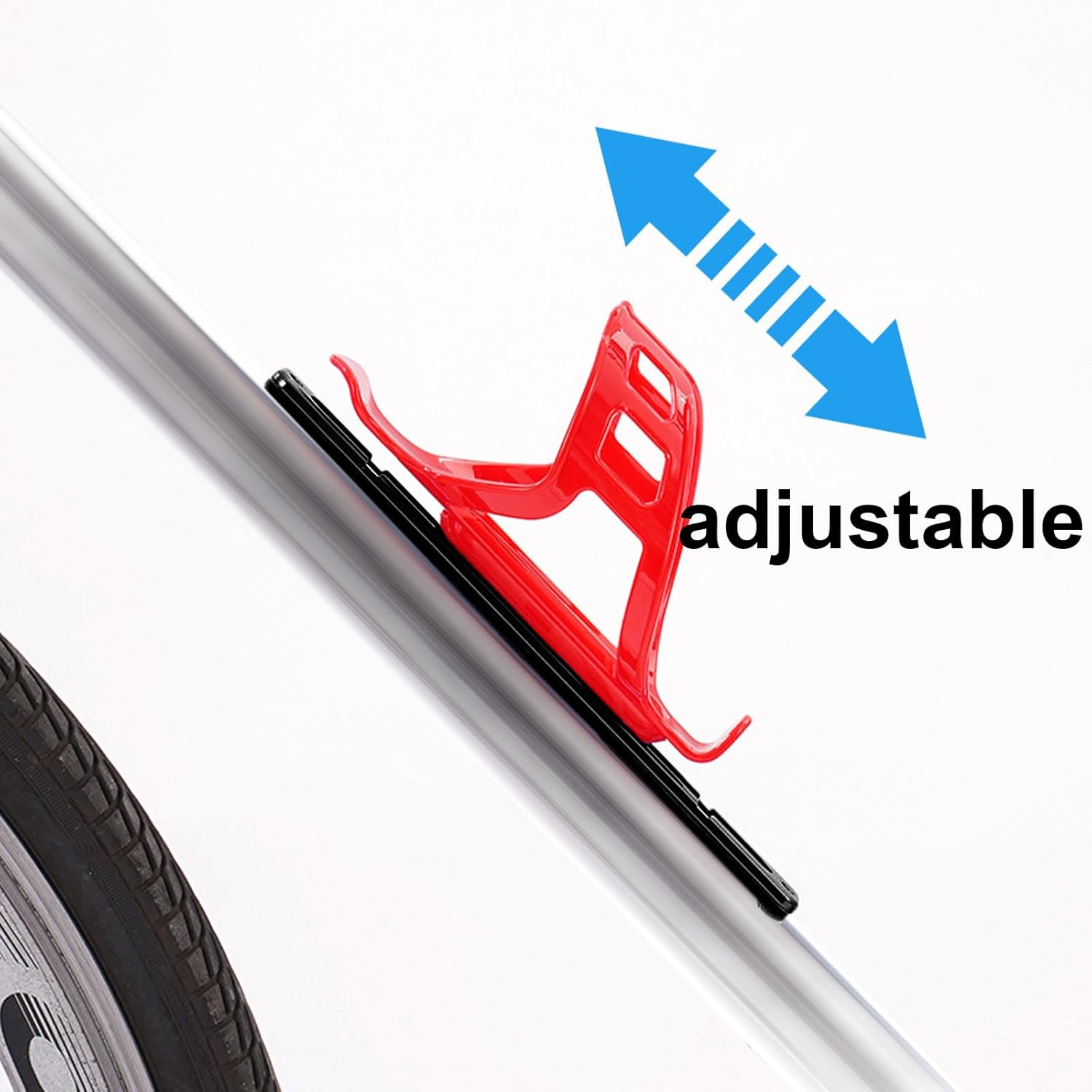 Bike Bottle Cage Adapter 3 Slots, Bike Water Bottle Mount Bracket Adapter for Bicycle with Screws and Hex Wrench, Adjustable image number 3