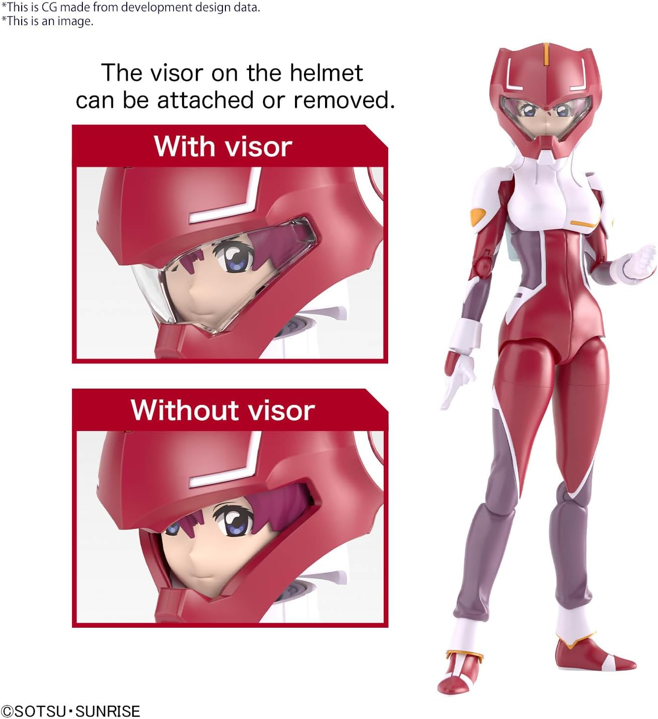 BANDAI HOBBY Gundam Figure-Rise Standard Gundam Seed Destiny LUNAMARIA Hawke image number 3