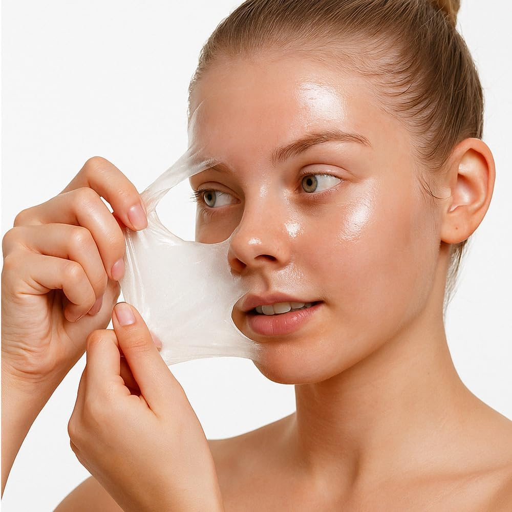 The Ceel Collagen Peel-Off Mask with Glutathione, Ceramide NP & Tea Tree &ndash; Night Wrapping Film Mask for Hydration, Firming & Radiance &ndash; Peel-Off Face Mask for All image number 4