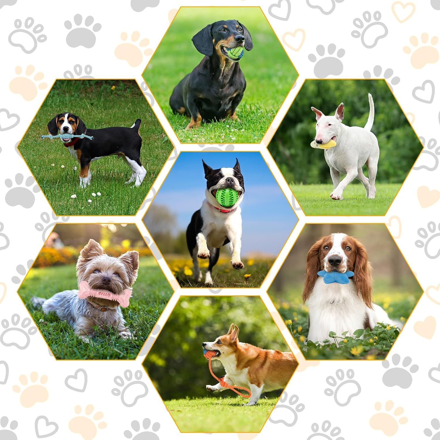 22 Pack Dog Rope Toys for Small & Medium Breed Dogs, Durable Chew, Dog Chew Toys, Tug of War, Interactive Dispensing Dog Treat Toys for Boredom, Promote Dental Health, Exercise & Bonding image number 1