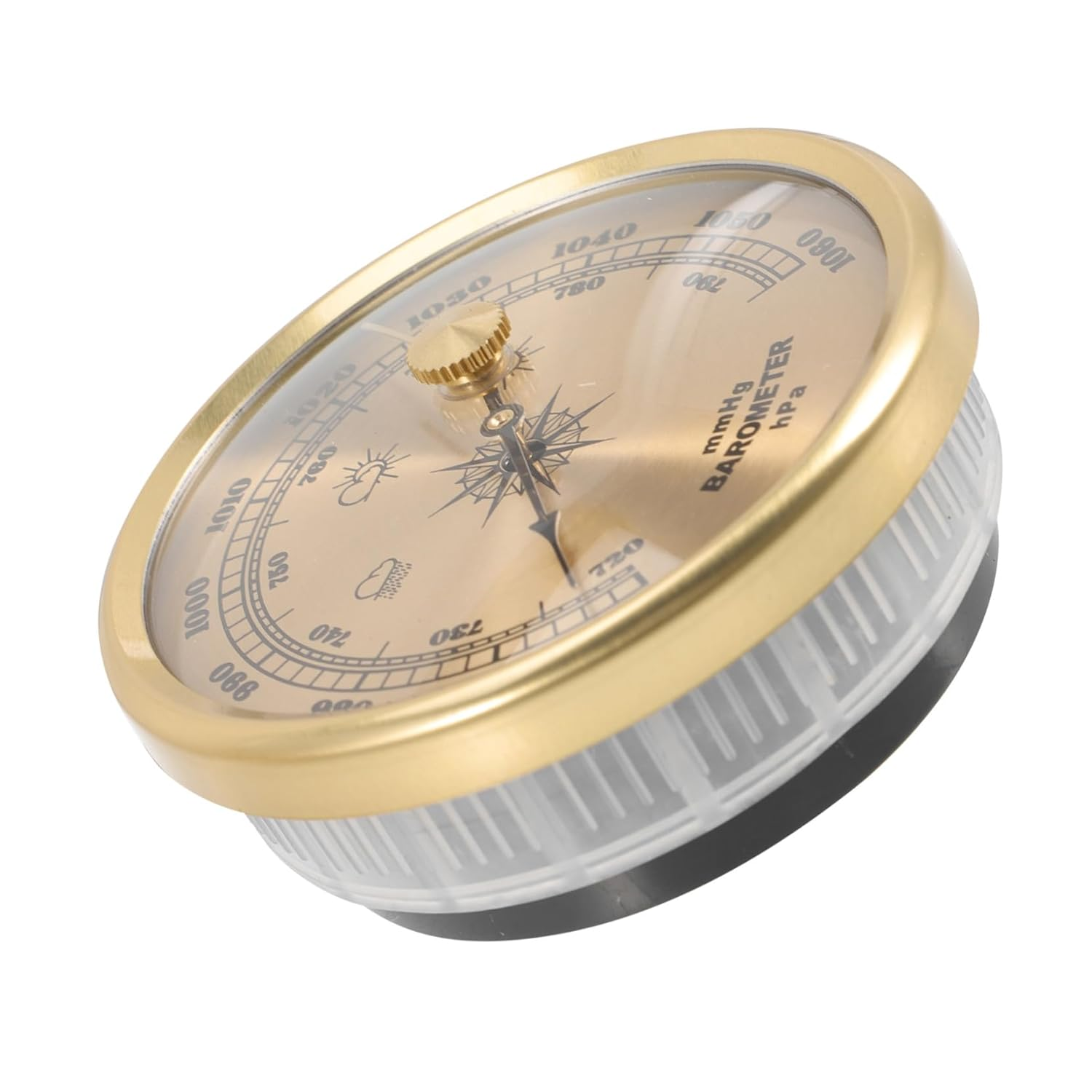 UKCOCO Multifunctional Dial Aneroid Barometer and Indoor Thermometer for Home Use Adjustable Calibration Weather Station Hygrometer Hanging Design image number 3