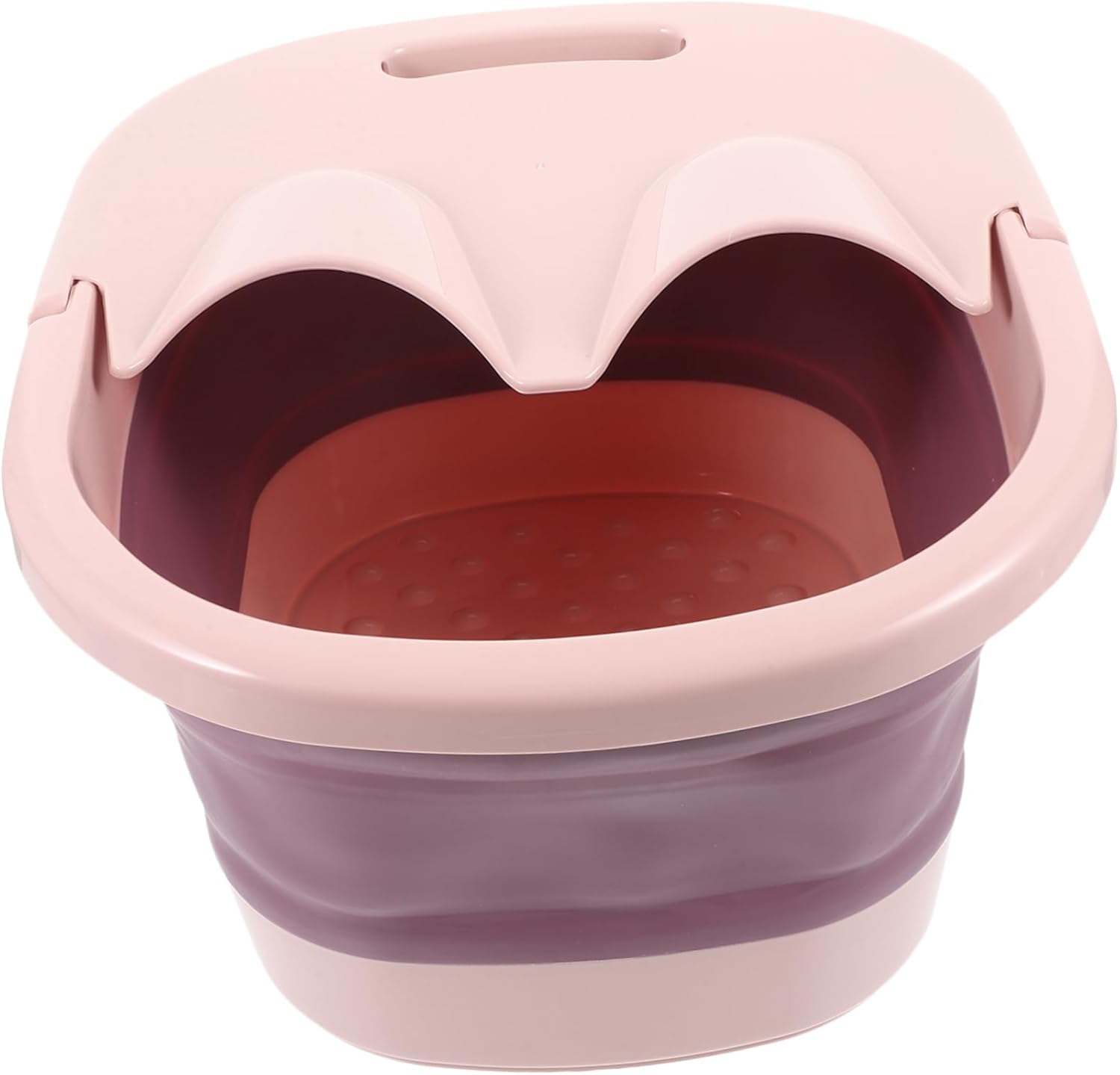 GLEAVI 1Pc Footbath Foot Soak Bucket Folding Foot Bath Basin Kids Bathtub Foot Soak Tub Collapsible Foot Soaker Foot Basin Foot Soak Basin Household Foot Massage Basin Sole of Foot Sink