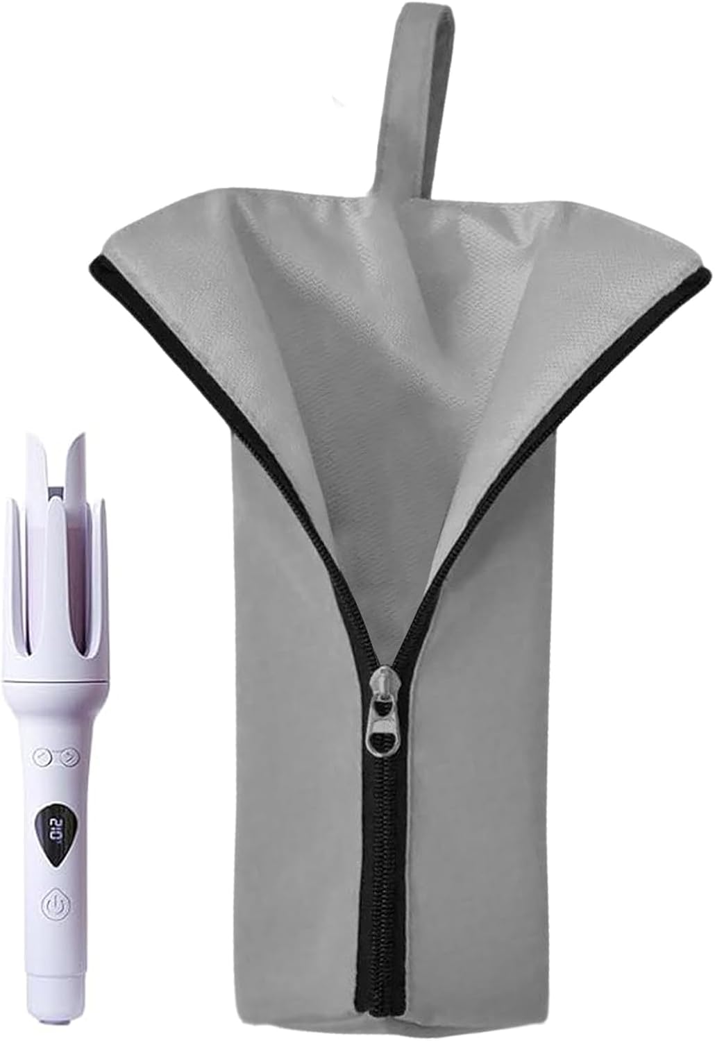 Biniveil Curling Iron Bag | Heat Resistant Mat Pouch | Dustproof Waterproof Hair Styling Tool Organizer for Travel Vanity Table RV Salon Hairstylist Makeup Station Home