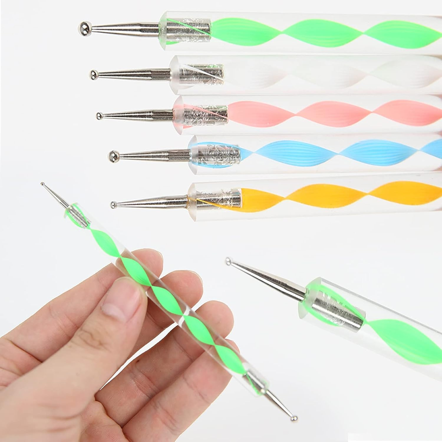 BDSHUNBF 1400 Piece Nail Art Rhinestones Set, Gold Glitter Stones Nail Art, Crystal Nail Stones Set, Stars Moon Nail Art Charms, for Nails DIY, with Tweezers and Drill Pen image number 5