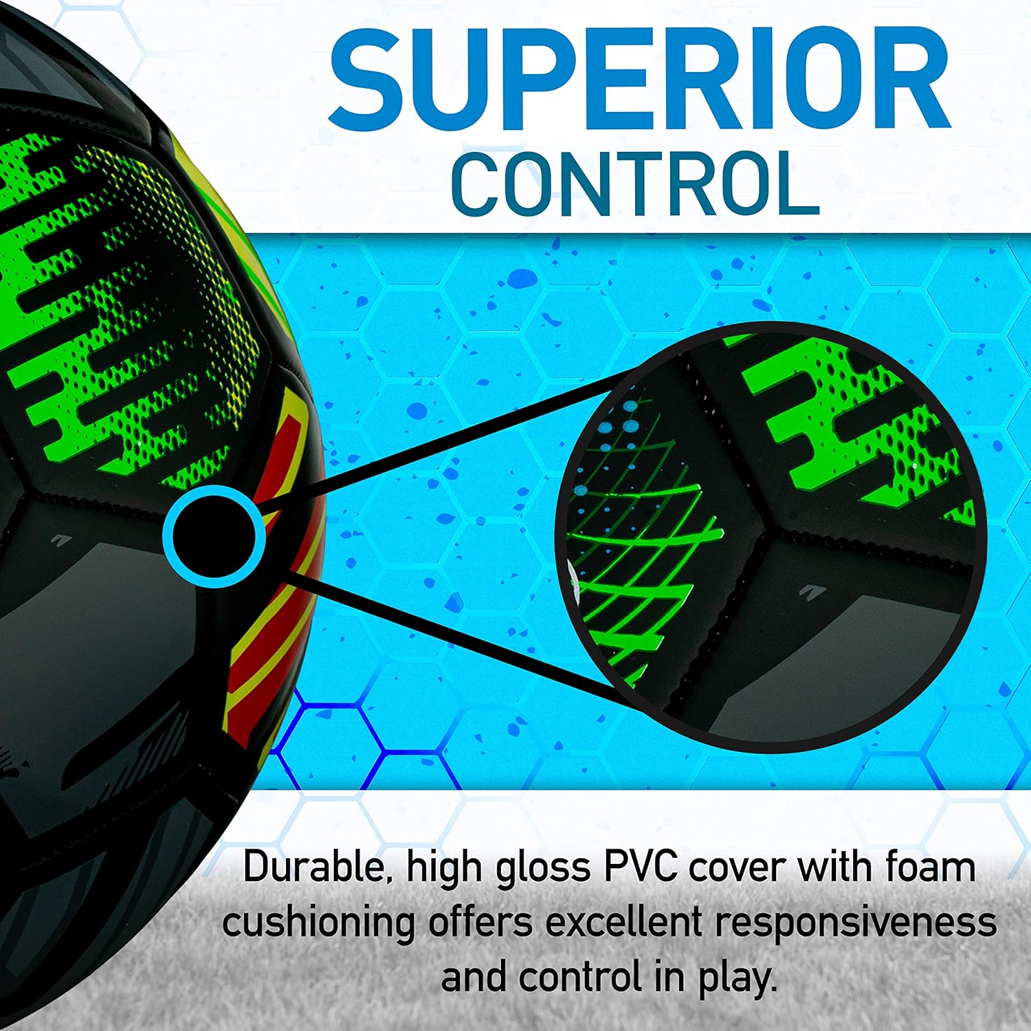 Franklin Sports Mystic Soccer Balls - Soccer Ball and Air Pump Sets - Multiple Size Soccer Balls - Soft Cover - Perfect for Kids and Adults image number 2