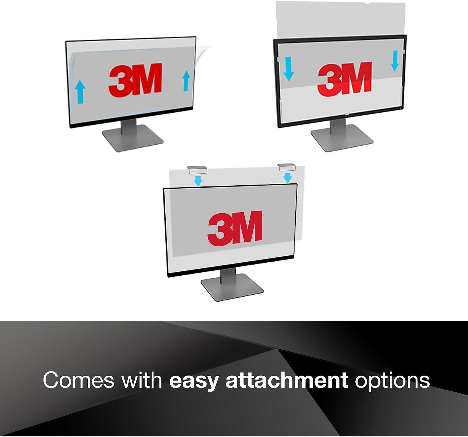 3M Privacy Filter for 21.5In Full Screen Monitor with 3M Comply Magnetic Attach (16:9 Aspect Ratio) image number 2