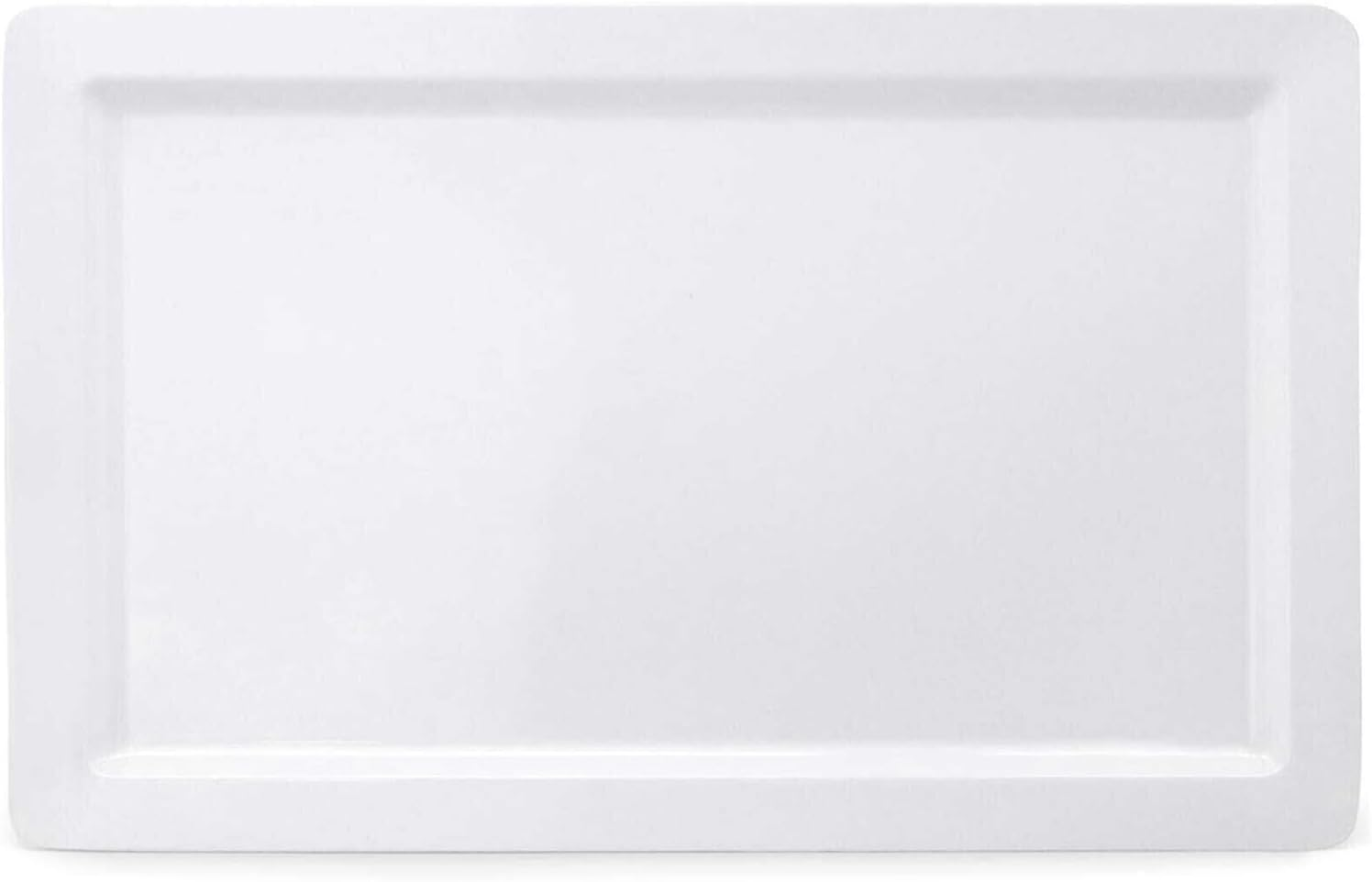 Leona Co Serving Tray Plastic Party Supplies, 43 X 34Cm Platters for Serving Food, Imitation Porcelain Reusable Dishes for Veggie, Snack, Fruit, Desserts in Kitchen, Pool, Pantry Organization (2) image number 3