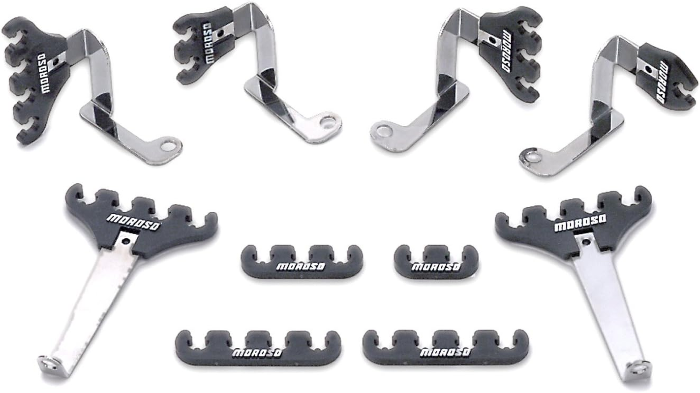 Moroso 72133 Wire Loom Kit, Small Block Ford, Black image number 1