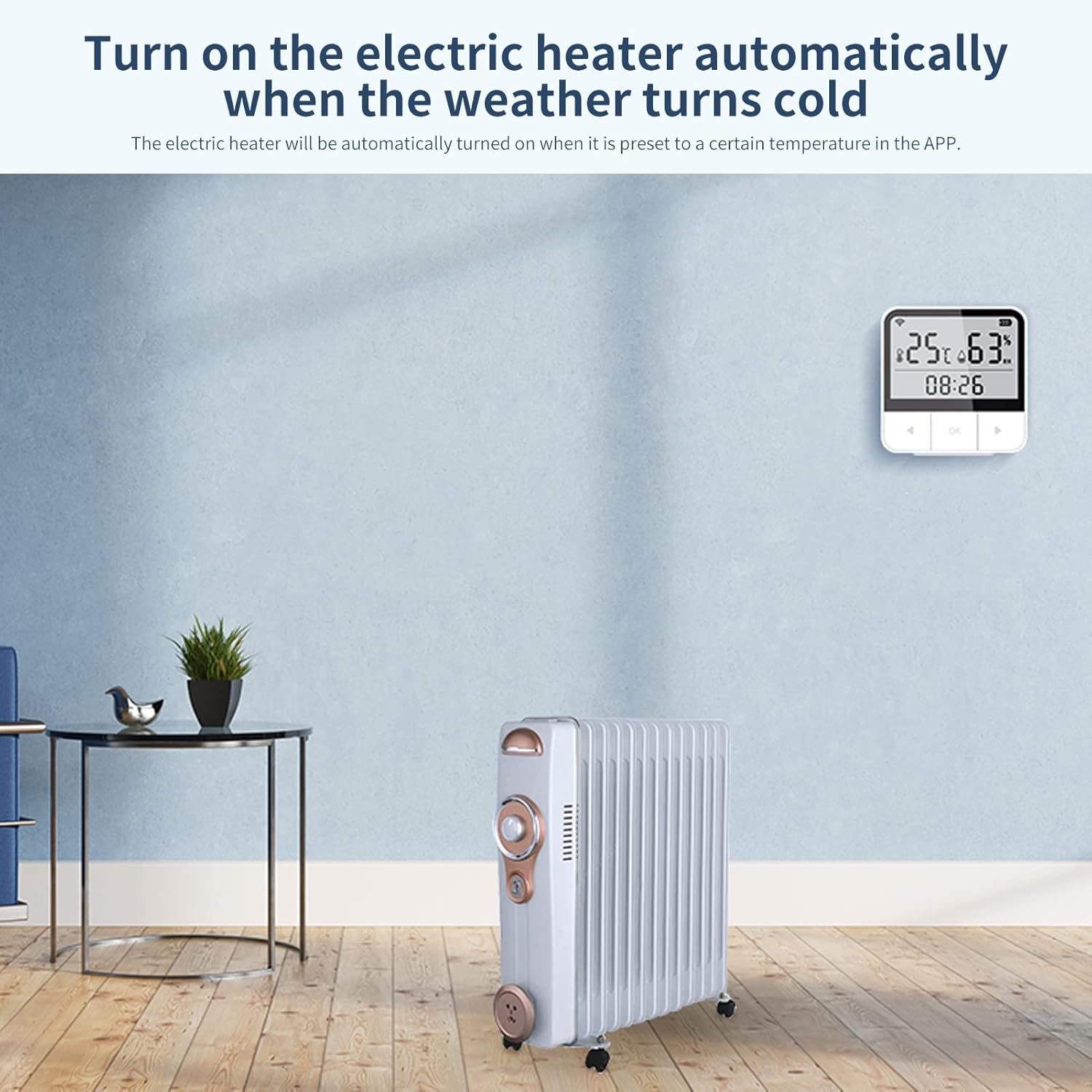 Smart Digital Temperature Humidity Sensor, Hygrometer, Thermometer with APP Control for Home Office Wine Cellar, Real-Time Monitoring, Linkage Equipment Adjustment image number 4