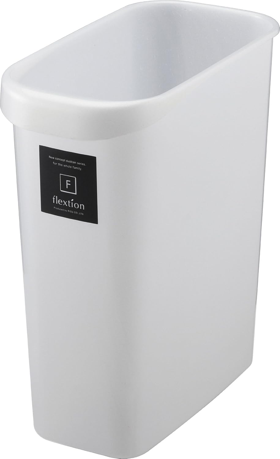 Squirrel Wastebasket Friction Square Pearl Chocolat Trash Can 18L Made in Japan