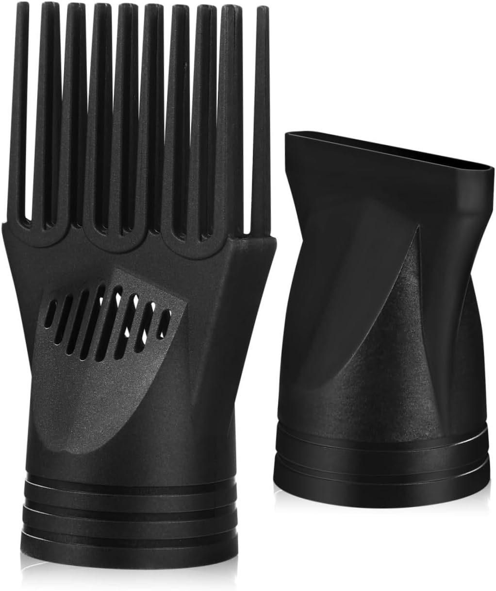 LABRIMP 2 Pcs Hair Dryer Attachments Professional Plastic Nozzle Comb Diffuser for Versatile Styling Easy Detangling Compatible with Models Suitable for Straight Curly Hair image number 5