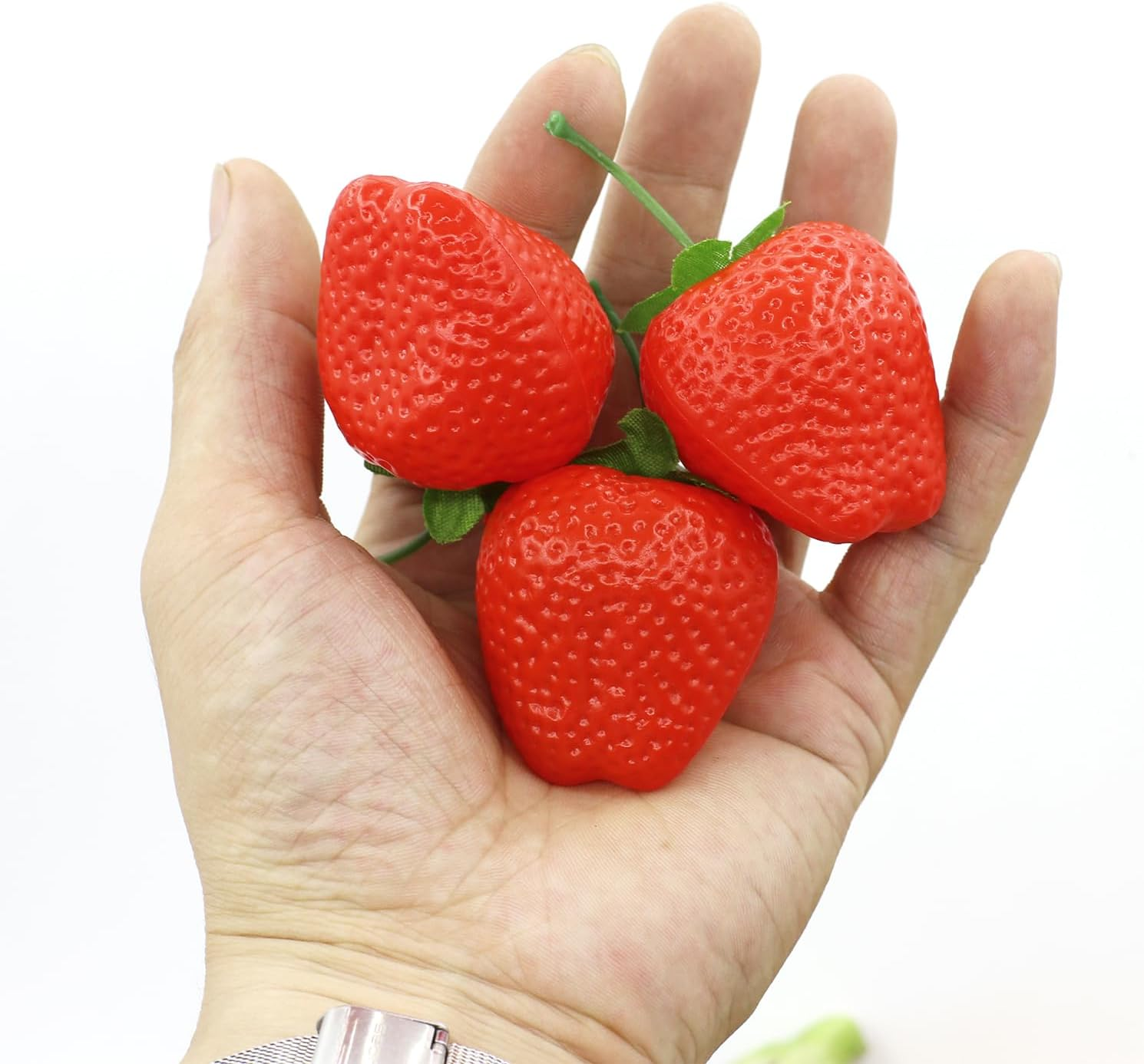 18Pcs Fake Fruits Vegetables Realistic Artificial Frutis Foam Decoration Faux Fruit Lifelike Simulation Vegetable for Home Kitchen Festival Ornament Banana Eggplant Strawberry Carrots Plastic Lemon image number 1