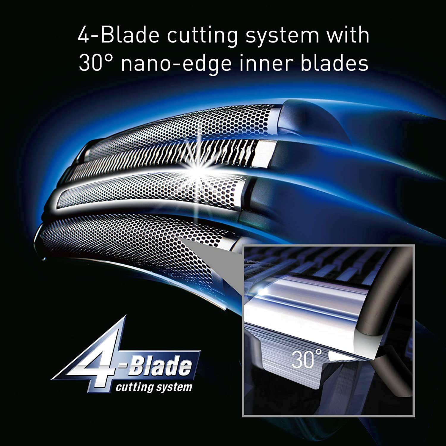 Panasonic Replacement Outer Foil for Shavers ES-RT37-S541, ES-SL33-S541, ES-SL41 & ES8101 (WES9087), Silver, (Pack of 1) image number 2