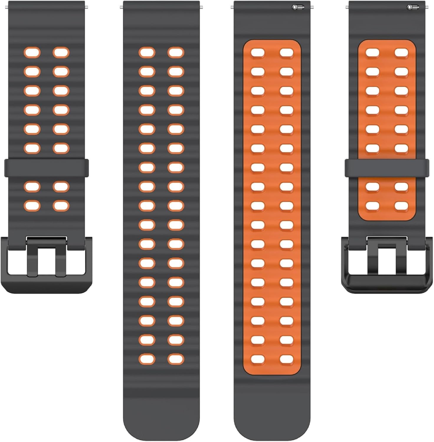 GIOPUEY Strap Compatible with Garmin Venu X1, Soft Silicone Strap, Wear-Resistant, Breathable, Replacement Strap image number 4