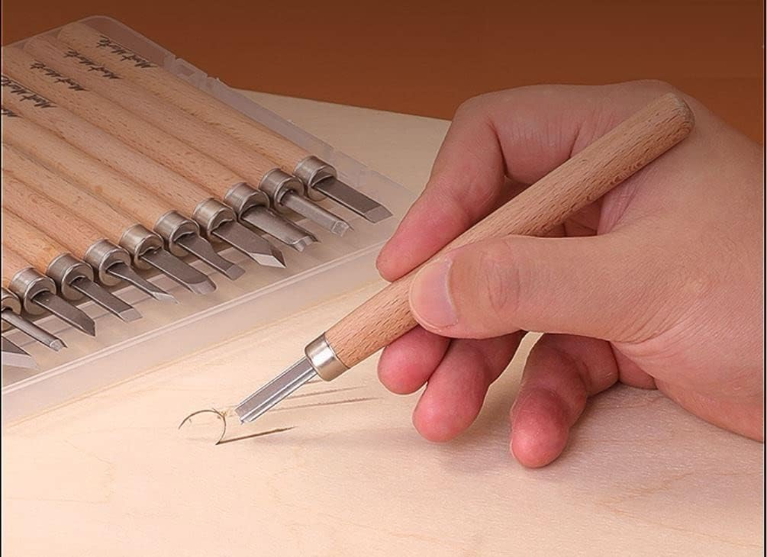 Mont Marte Wood Carving Tool 12-Piece Set image number 3
