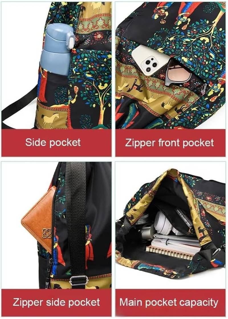 Sofarefinish Drawstring Foldable Large Capacity Travel Sports Backpack, Drawstring Foldable Backpack image number 5