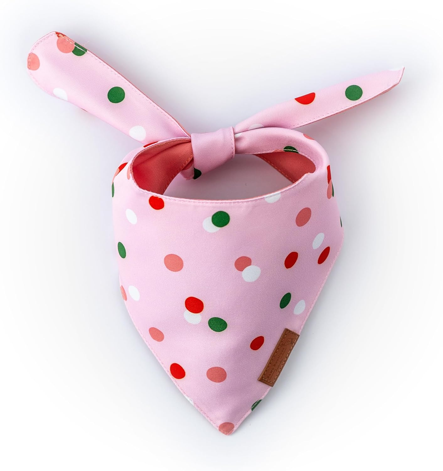 Paws Boutique Premium Dog Bandana/Scarf | Design: Confetti Celebration | Reversible Dual Layered/Sided | Small, Medium & Large Pets | Unique Style | Accessories for Puppies & Dogs (S) image number 4