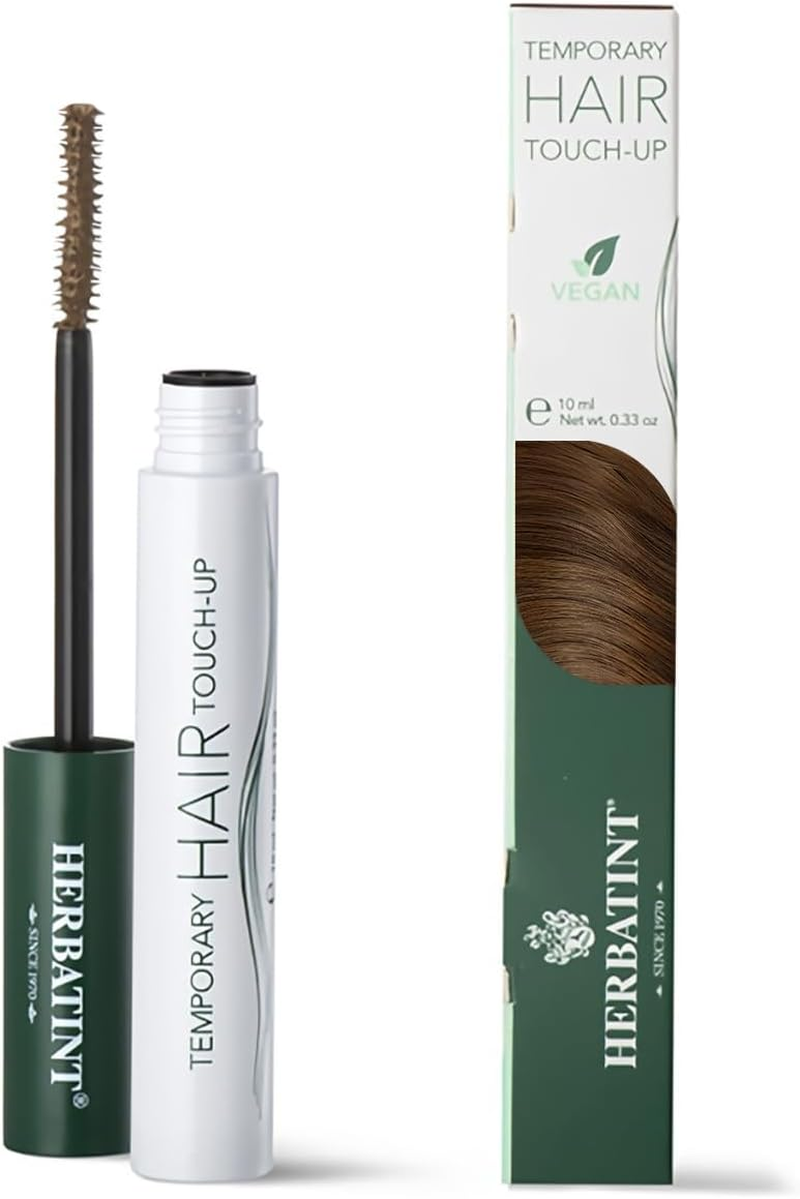 Herbatint Temporary Hair Touch-Up Chestnut Brown | Mascara for Immediate Coverage of Hairline | Temporary Coverage | Dermatologically Tested, 93% Ingredients of Natural Origin
