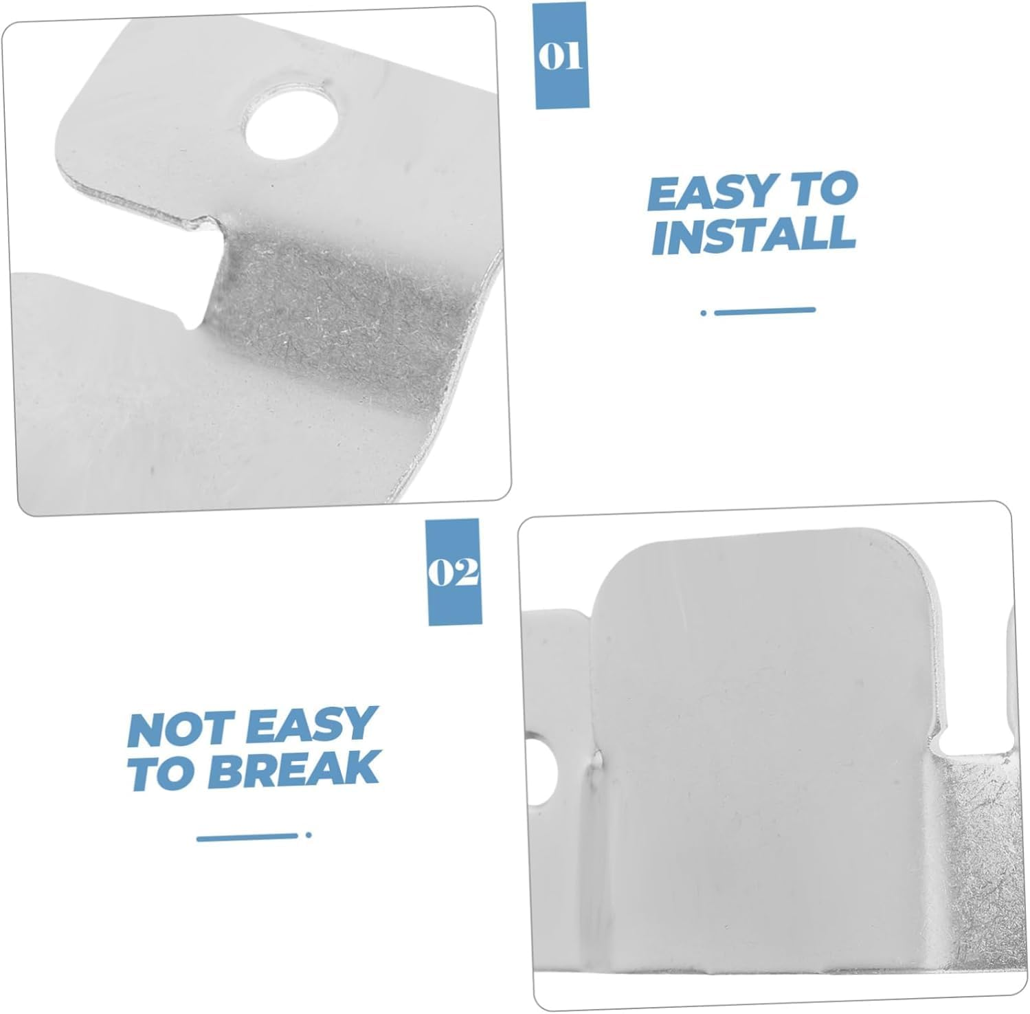 Sectional Couch Connector, Sofa Interlocking Connector, 4 Pcs Pack, Couch Replacement Parts, Flush Mount Bracket image number 4