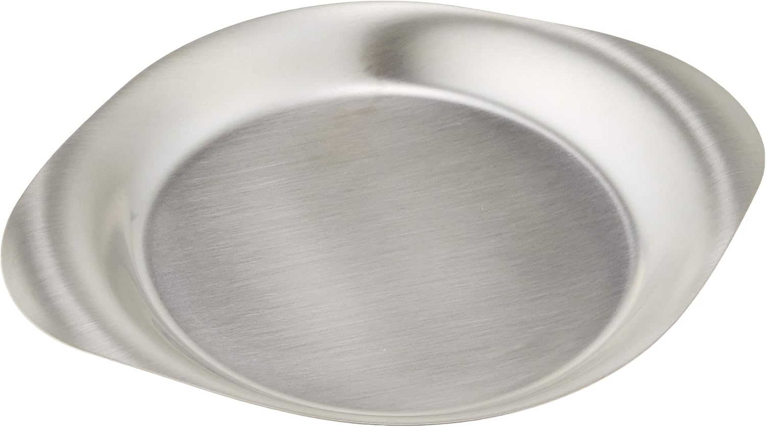 Sori Yanagi Stainless Steel Plate for Preparing and Dishes, Tsubamesanjo, Stainless Steel, 7.1 Inches (18 Cm), Perfect for Outdoors, Dishwasher Safe, Matte Finish image number 3