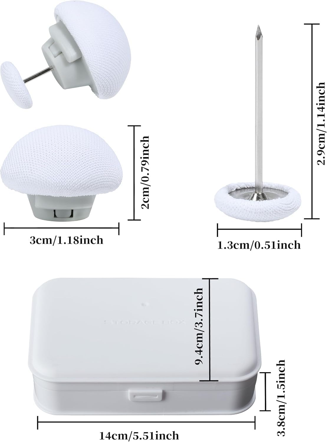 16 Pcs Duvet Clips, Duvet Pins &ndash; Reusable Fixing Buckles for Securing Bed Sheets, Duvet Covers, Cushions, and Curtains, Comes with Box（ White） image number 4