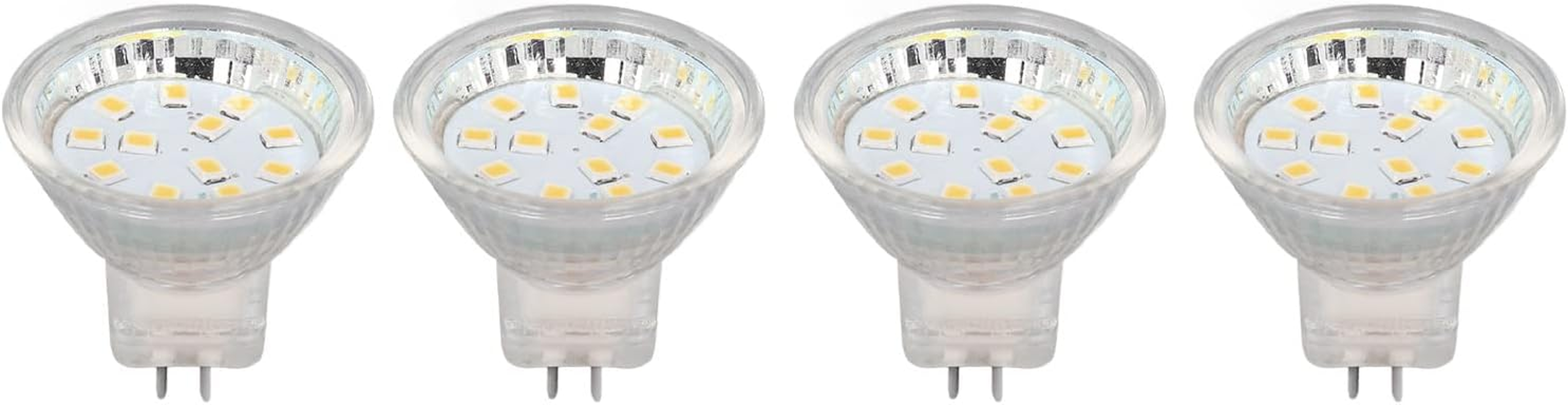 MR11 12LED Light Bulb 2W 300LM Spot Light Bulb Landscape Light Bulb for Various Lamps (Warm White) image number 1