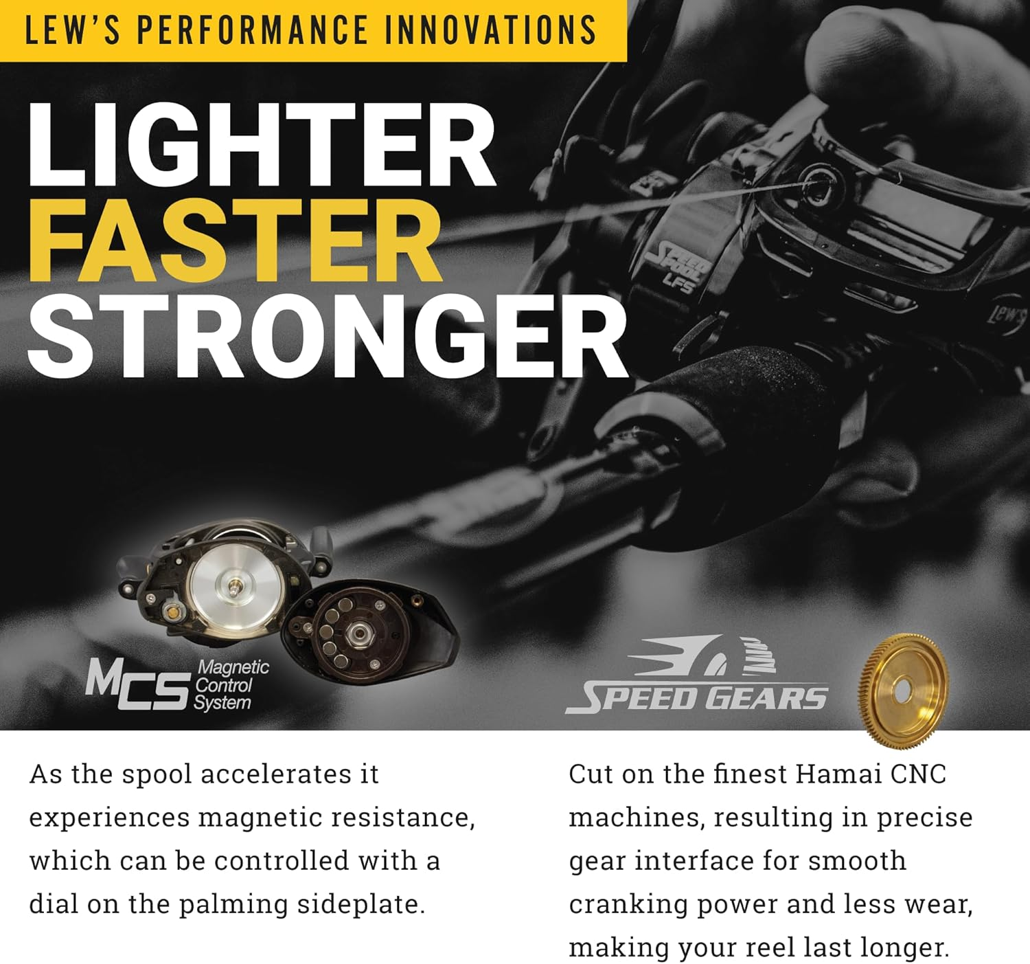 Lew'S Classic Pro Speed Spool SLP Baitcast Reel image number 1