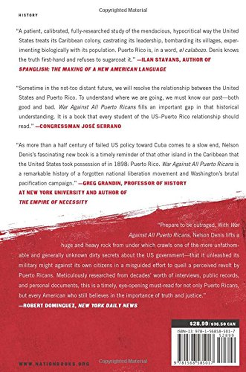 War against All Puerto Ricans: Revolution and Terror in America'S Colony image number 3