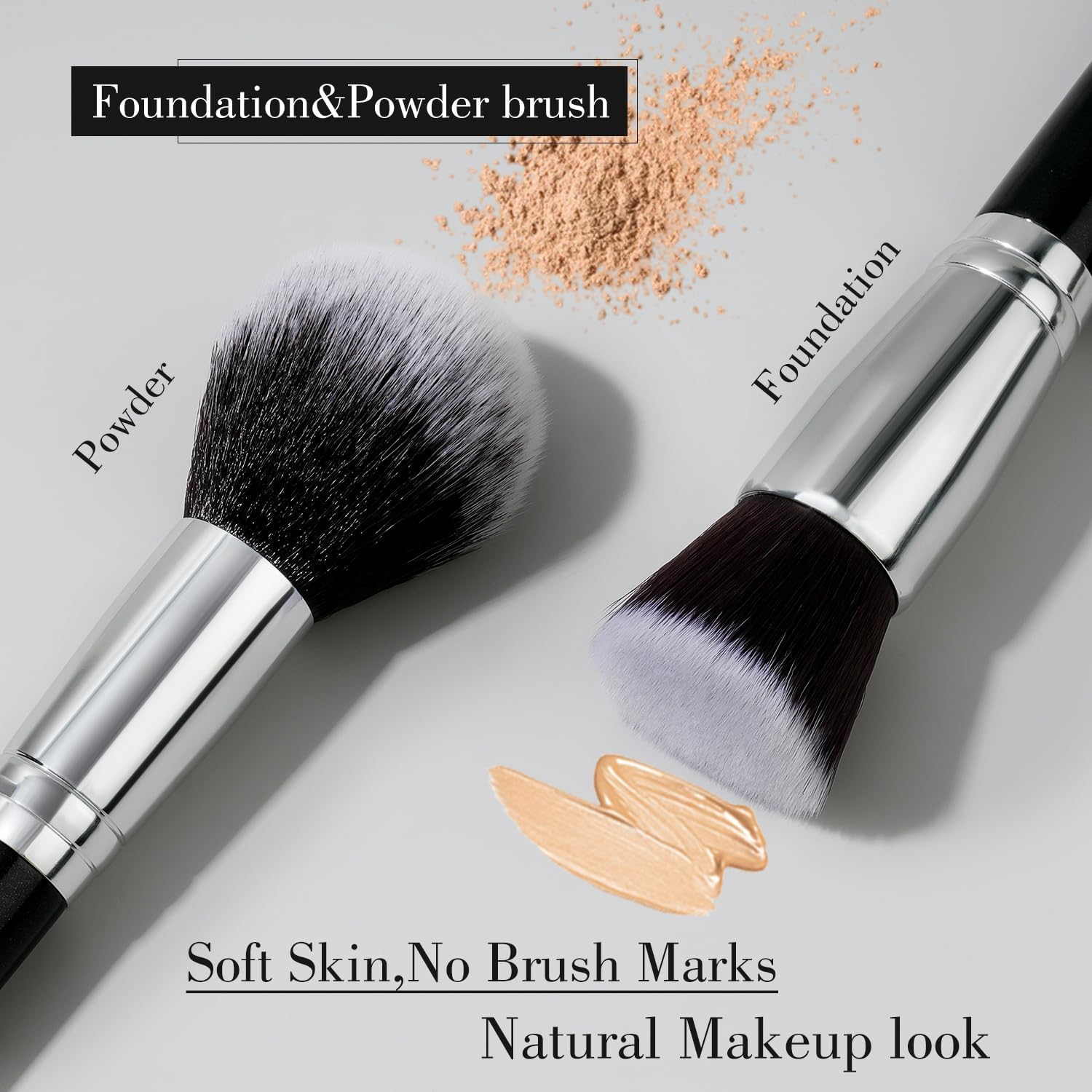 BEILI Makeup Brushes 30Pcs Professional Makeup Brush Set Premium Synthetic Kabuki Foundation Blending Brush Face Powder Blush Concealers Eye Shadows Make up Brush Set (Black) - Pink image number 7