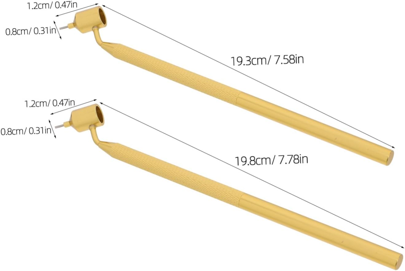 OSALADI 2Pcs Touch-Up Paint Pen Fine Tip Car Scratch Repair Detailing Paint Applicator Pen image number 2