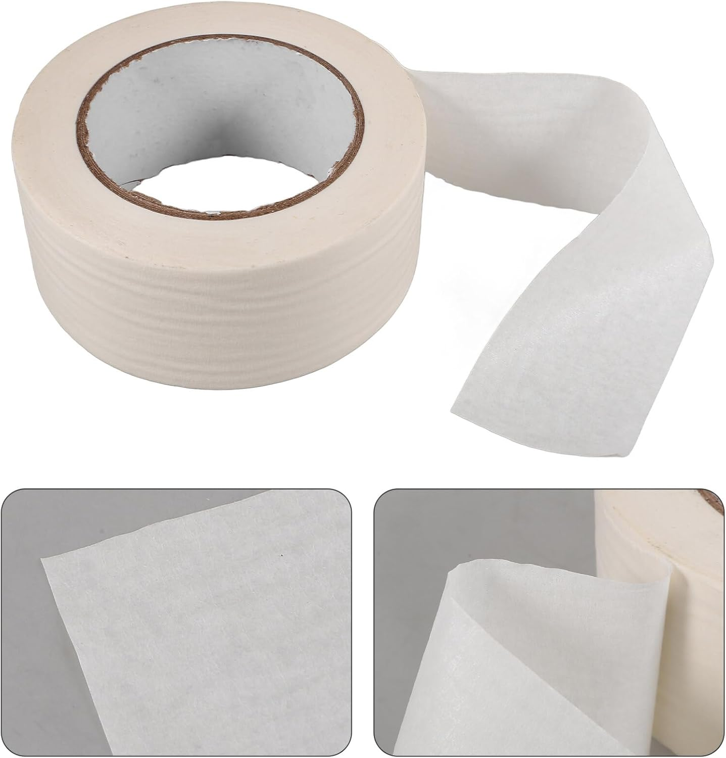 1Roll Paper Masking Tape for Automotive Painting High Temperature Resistant Writable Roll for Multiple Projects and Easy Application image number 3