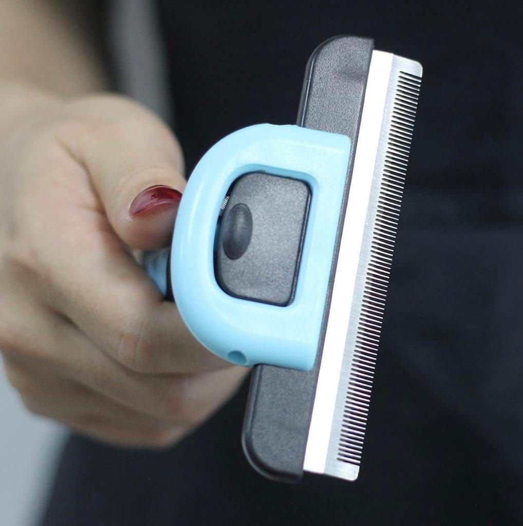 Pet Grooming Brush Cat Brush for Shedding and Grooming Dog Brush for Shedding Deshedding Brush for Cats Furminator Cat Undercoat Brush Effectively Reduces Shedding by up to 95% for Short Medium and Long Hair image number 4