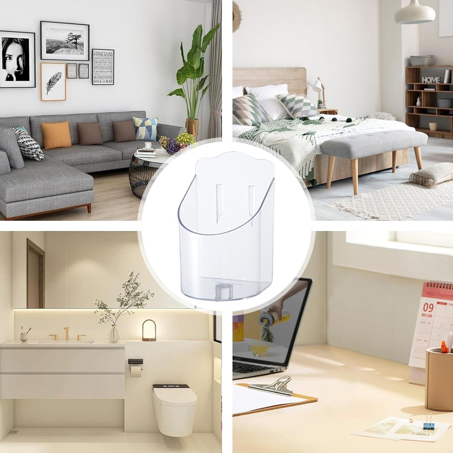 Aufquwk Wall Red Wine Bottle Organizer | Strong Adhesive Bottle Display Holder - High Strength Bottles Storage for Pool Refrigerator Door