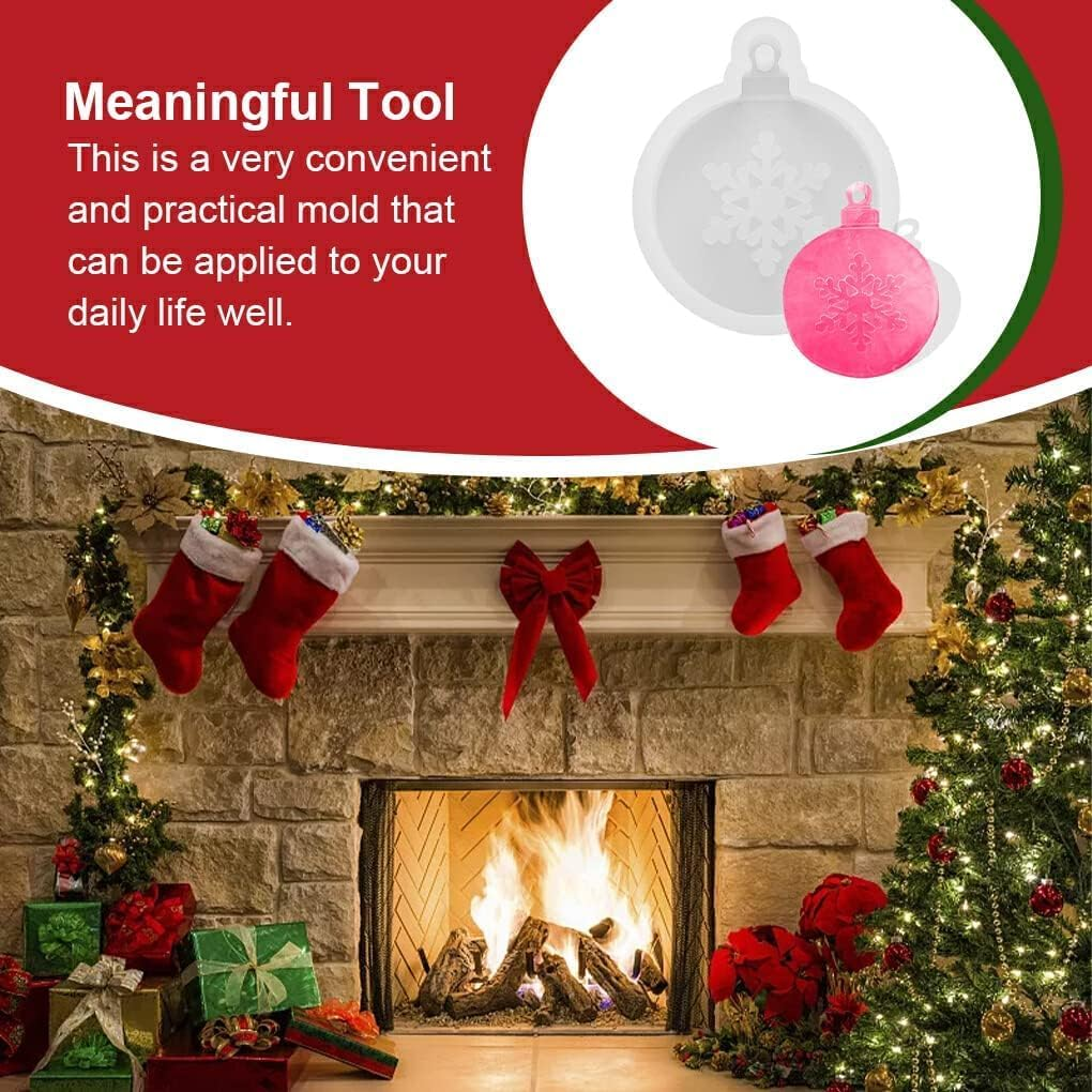 Biscuit Molds Kitchen Baking Handmade Christmas Themed Embossed Mould Dessert Fondant Casting Die Cupcake Chocolate, Snowflake A image number 5