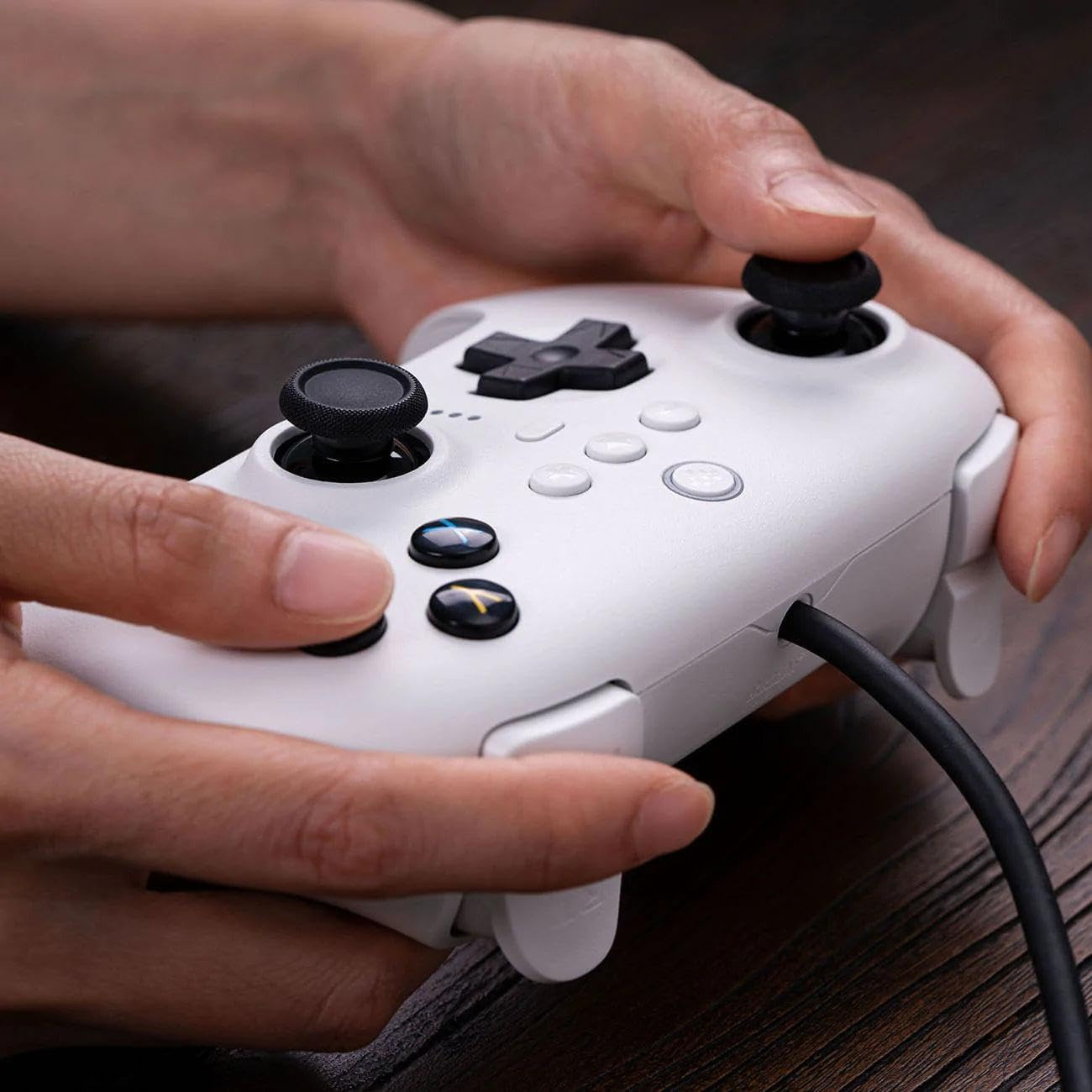 8Bitdo Ultimate Wired Controller, USB Wired Controller for PC Windows 10, Android, Raspberry Pi and Switch (Black) image number 6