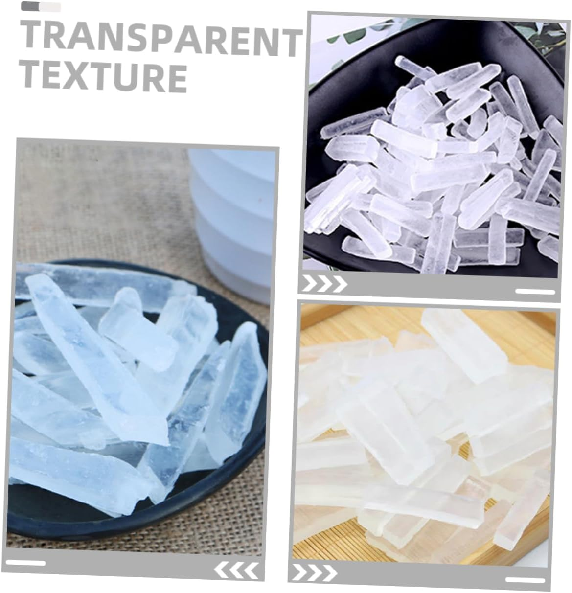 Operitacx 1 Transparent Soap Base Refreshing Skin Scrub Soap Base Handmade Bathing Soap Base Refreshing Skin Soap Bar Base Melt and Pour Soap Base Scrub Soap Bar Base Exfoliating Soap Base image number 5