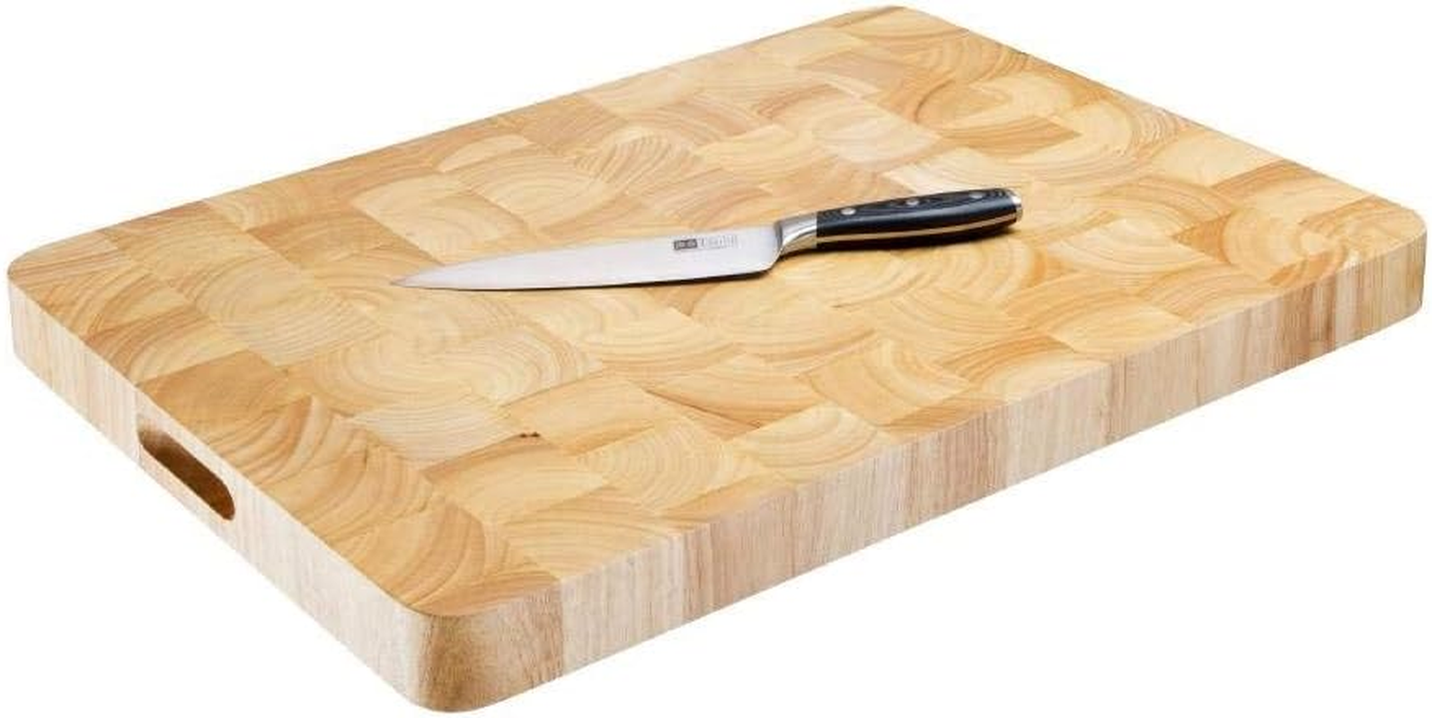 Vogue Wooden Rectangular Chopping Board, Large, 610 X 455 X 45 Mm Size