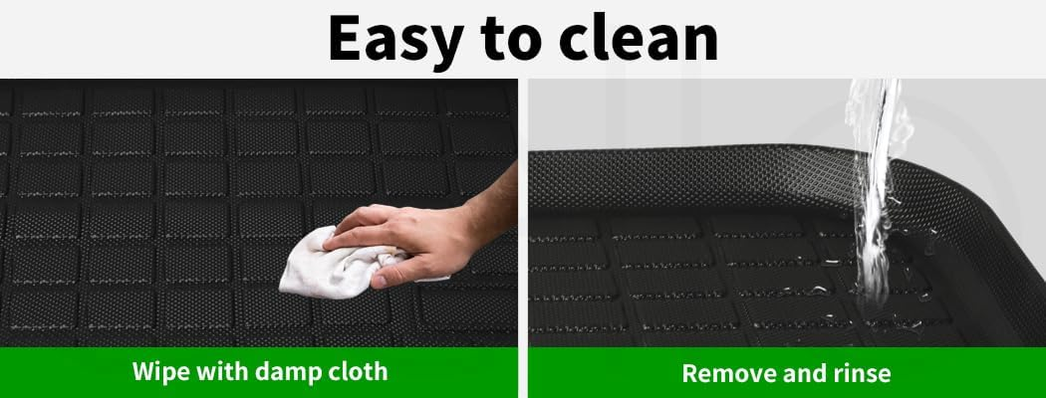 Manan Tesla Model Y Floor Mats Front Rear Trunk +Toolbox Anti-Slip Car Carpets image number 1