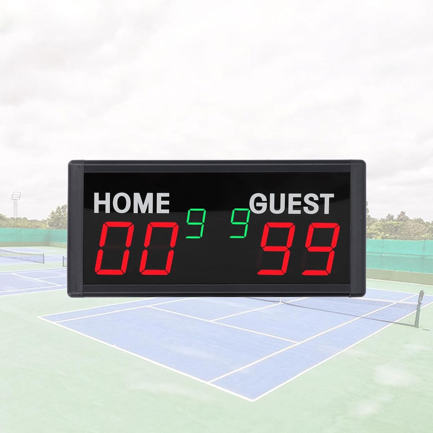 Portable Electronic Scoreboard, LED Digital Score Keeper with Remote, 1.8In Display, Score Keeper for Baseball, Tennis, Volleyball image number 3