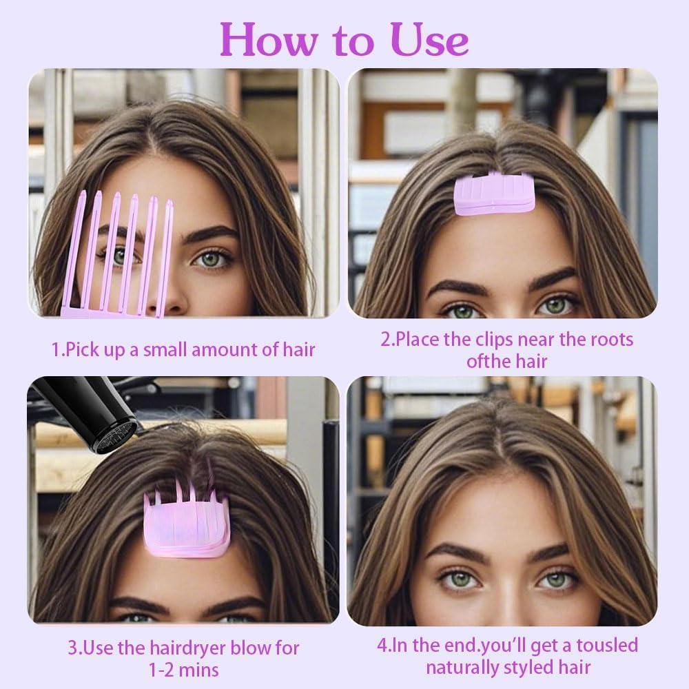 TTPSRY 11 Piece Pony Volume Comb Set Hair Styling Clips Hair Clips Hairstyle Aid Volume Comb Hair Comb Styling Accessories