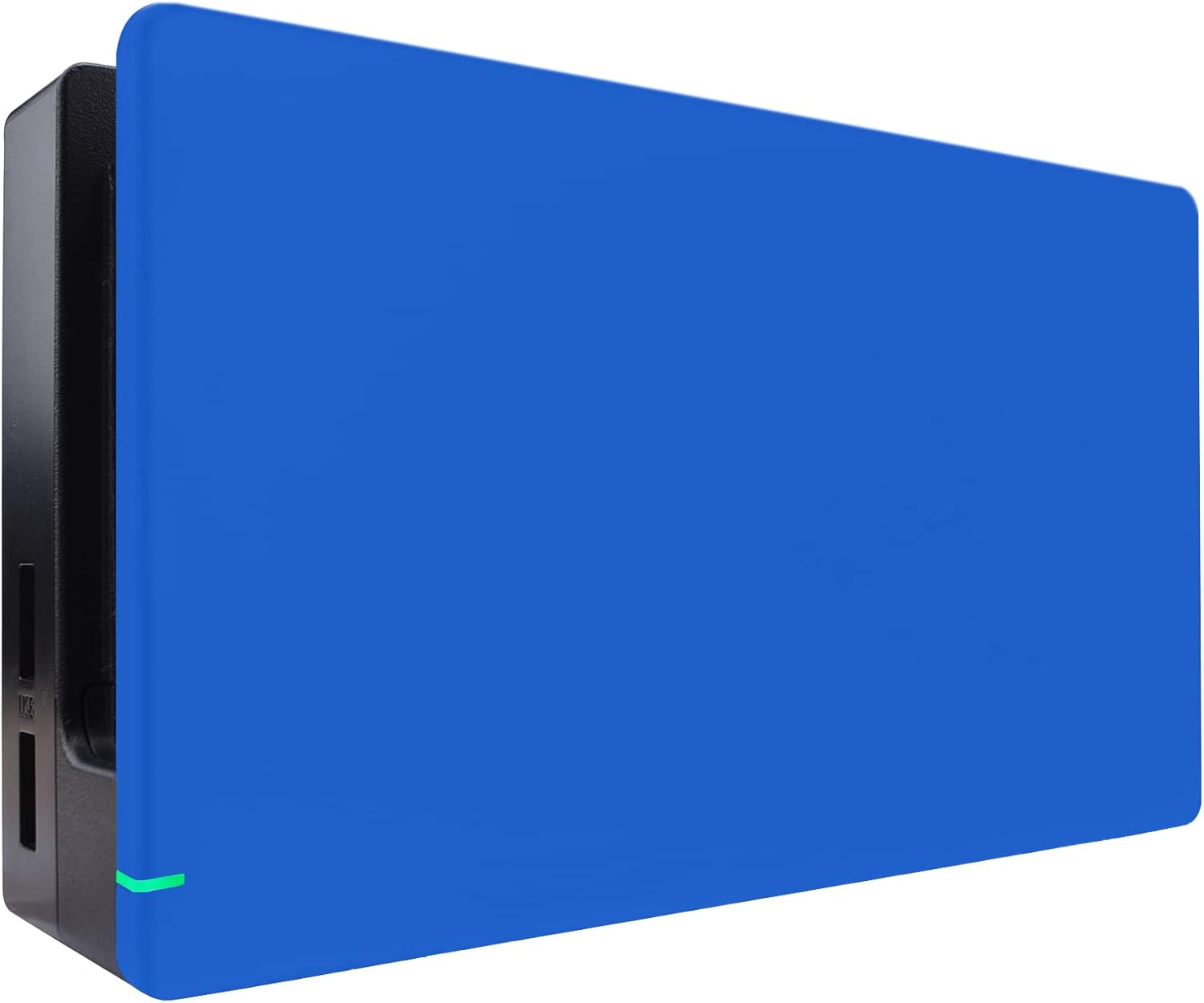 Extremerate White Custom Faceplate for Nintendo Switch Charging Dock, DIY Replacement Housing Shell for Nintendo Switch Dock - Dock NOT Included