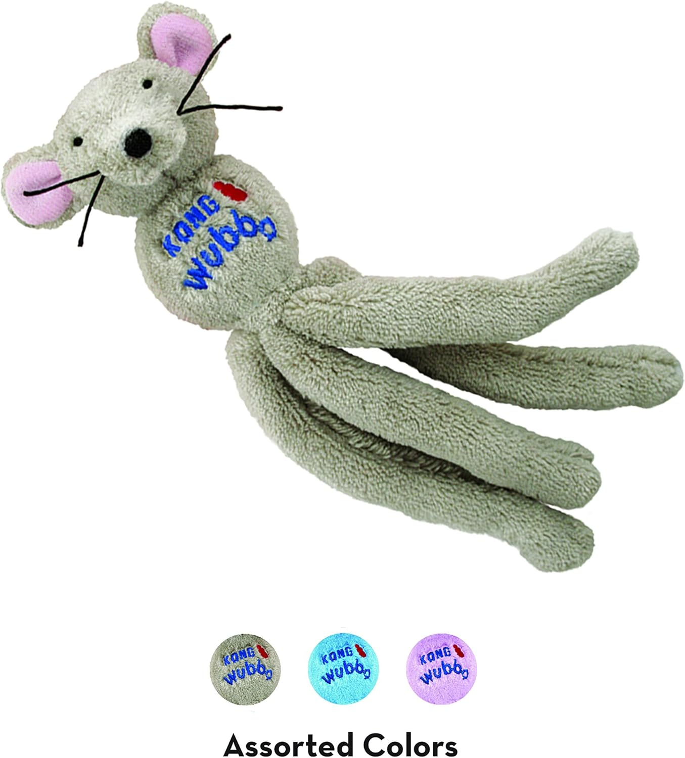 KONG Wubba Mouse Cat Toy (Colour Varies) image number 4