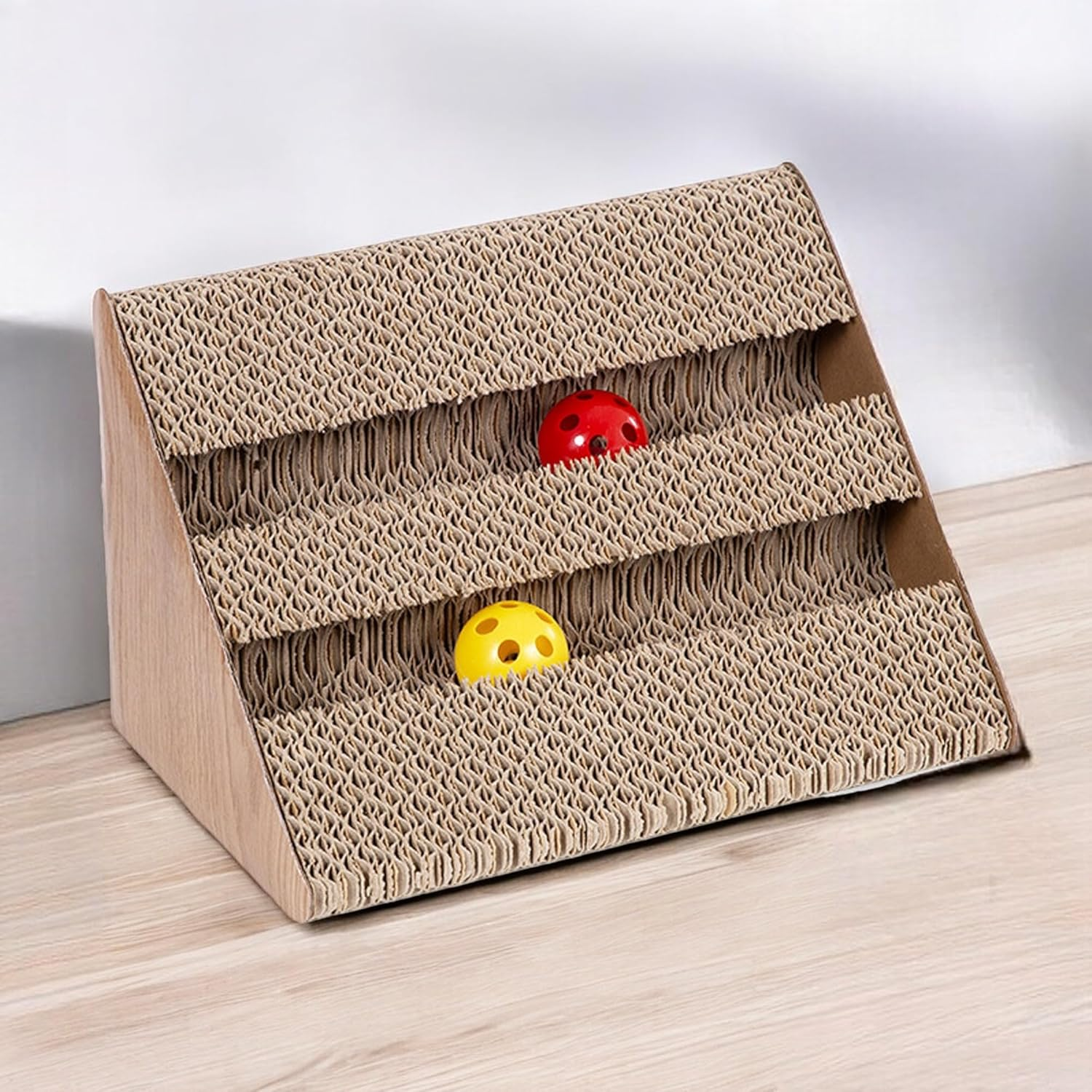 Well Home Cat Scratching Post + Toy Balls