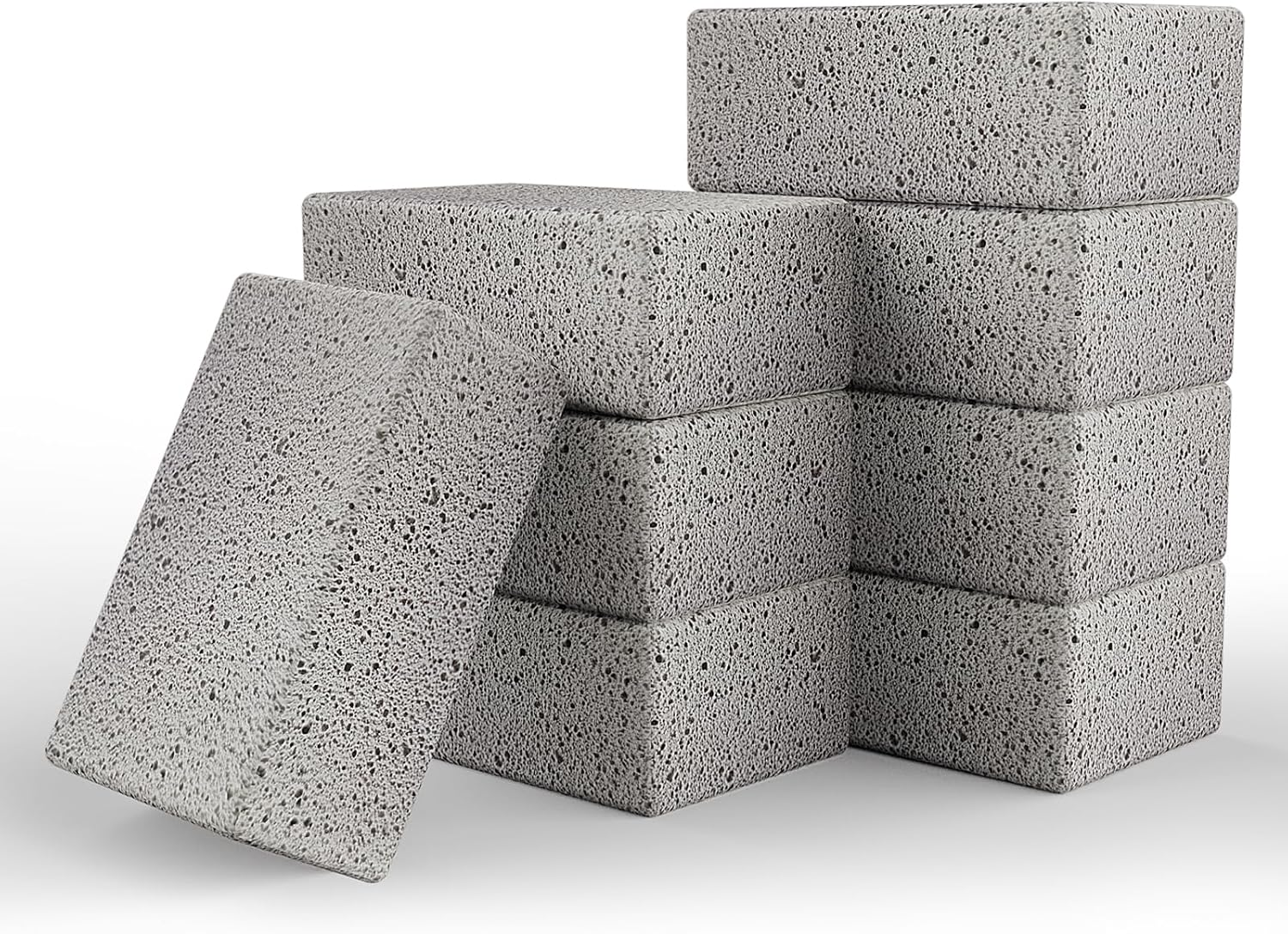 8 Pack Grill Griddle Cleaning Brick Block, Dense Griddle Bricks, Heavy Duty Grill Cleaning Stone Bricks for Removing BBQ Grills, Pool, Sink image number 3